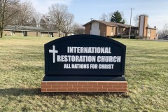 International-Restoration-Church-Monument-Sign
